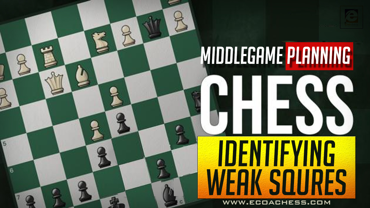 middlegame planning Identifying weak aquares in chess